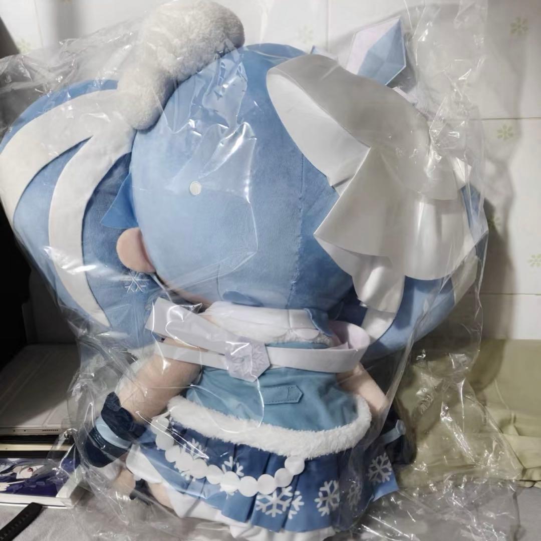 雪ミク2025 ふわぷち どでかジャンボぬいぐるみ 初音ミク