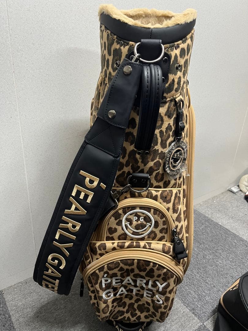 超希少 パーリーゲイツ ヒョウ柄 キャディバッグ レオパード - メルカリ
