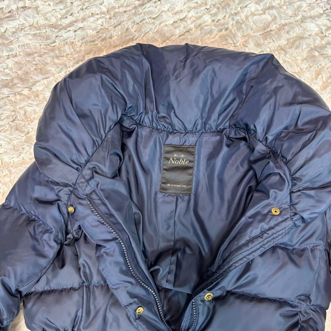 スピック＆スパン ノーブル ダウンコート 36 ネイビー - メルカリ