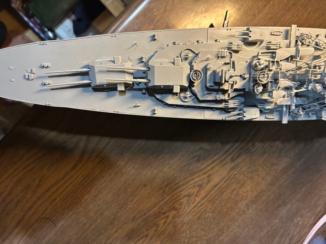 ビスマルク高速戦艦ドイツ1/350世界最強の戦艦一撃でフッド戦艦を撃沈(完成品)