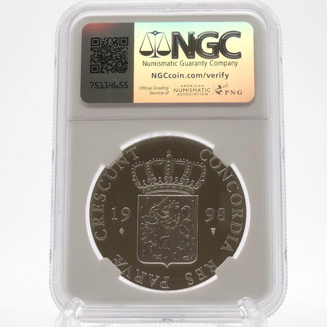 世界に4枚】1998年 オランダ ダカット 銀貨 NGC PF68 UCAM - メルカリ