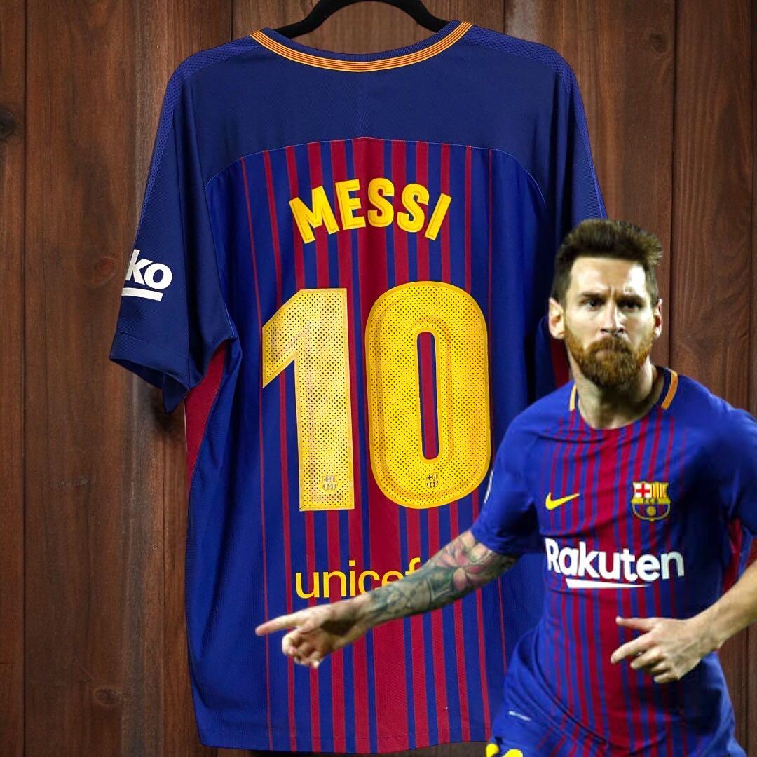 正規品』バルセロナ17/18 オーセンティック メッシ ユニフォーム