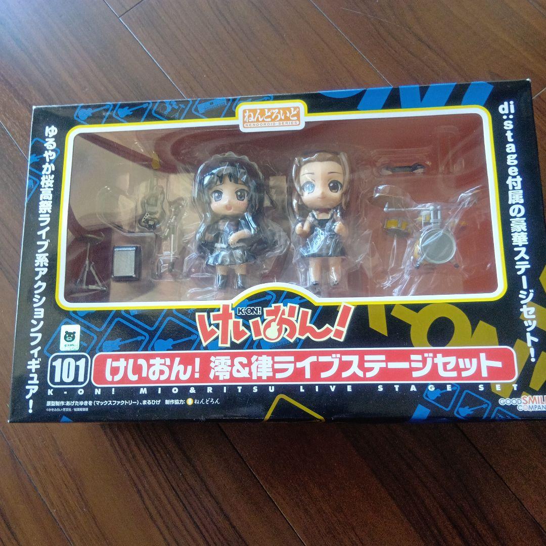 ねんどろいど けいおん！ 唯＆紬 澪＆律 ライブステージセット 【未開封】
