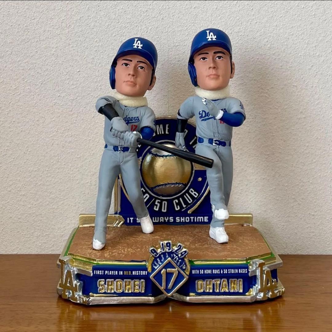 大谷翔平 2024年 FOCO 50/50 ボブルヘッド ドジャース - メルカリ