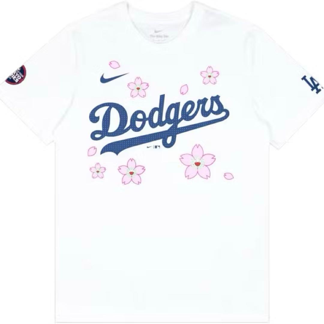 村上隆 大谷翔平 LAドジャース 限定Tシャツ お花 17 L MLB - メルカリ