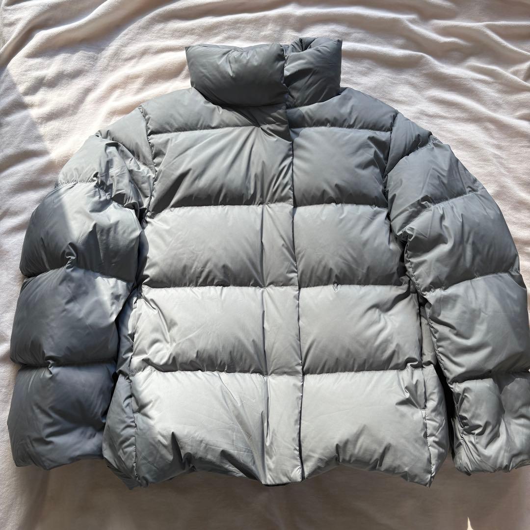 完売品］UNIQLO パウダーソフトダウンジャケット ブルー S - メルカリ