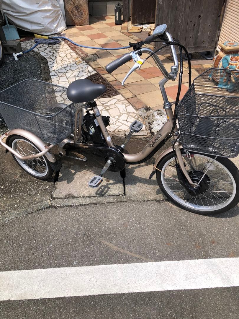 電動アシスト三輪自転車 シルバー/ブラック 説明文をよくお読み