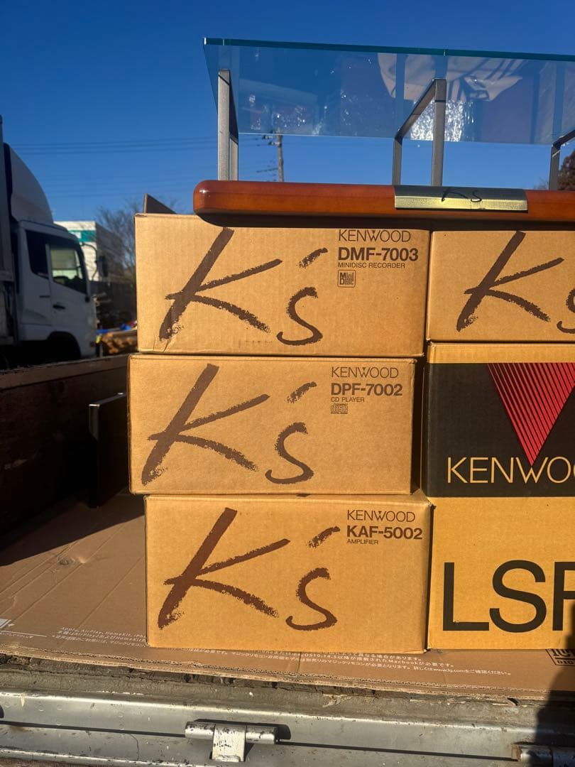 KENWOOD LSF-555 スピーカーセット元箱着き - メルカリ