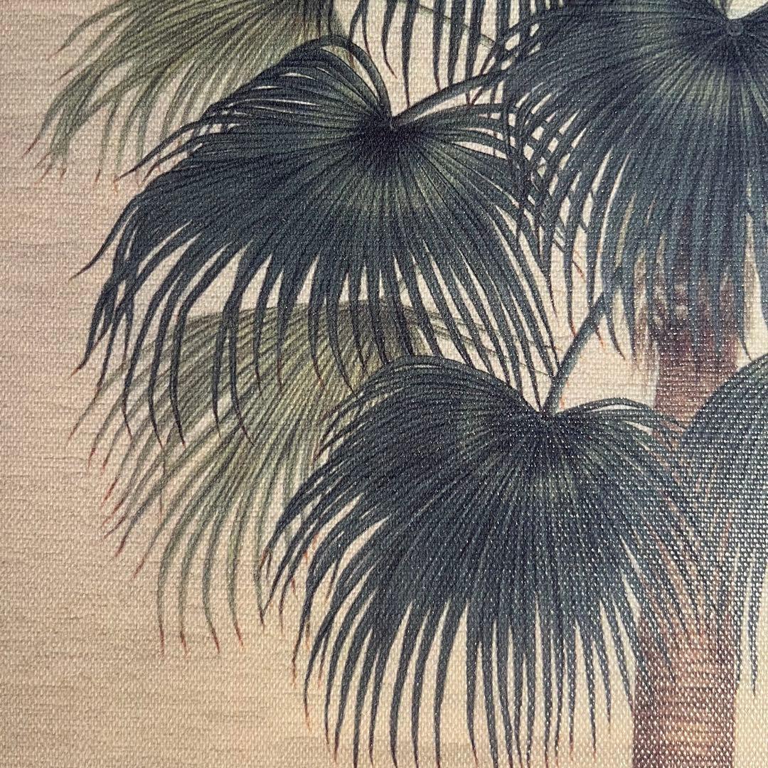 キャンバスプリントアート palm tree 絵画 額付き インテリア