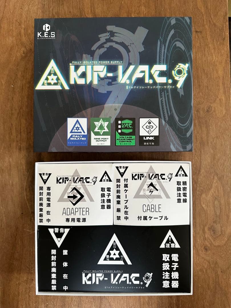 K.E.S　KIP-VAC DC 9Vパワーサプライ