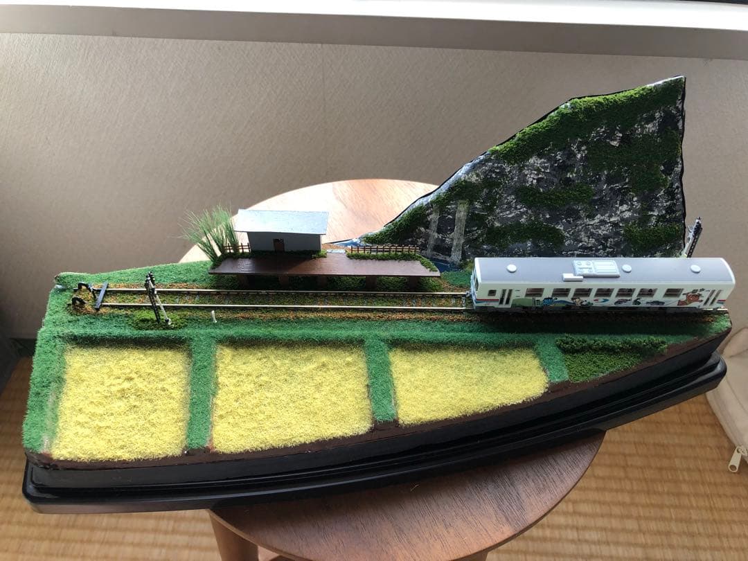 車両付き鉄道ジオラマ1 (田舎の終着駅)