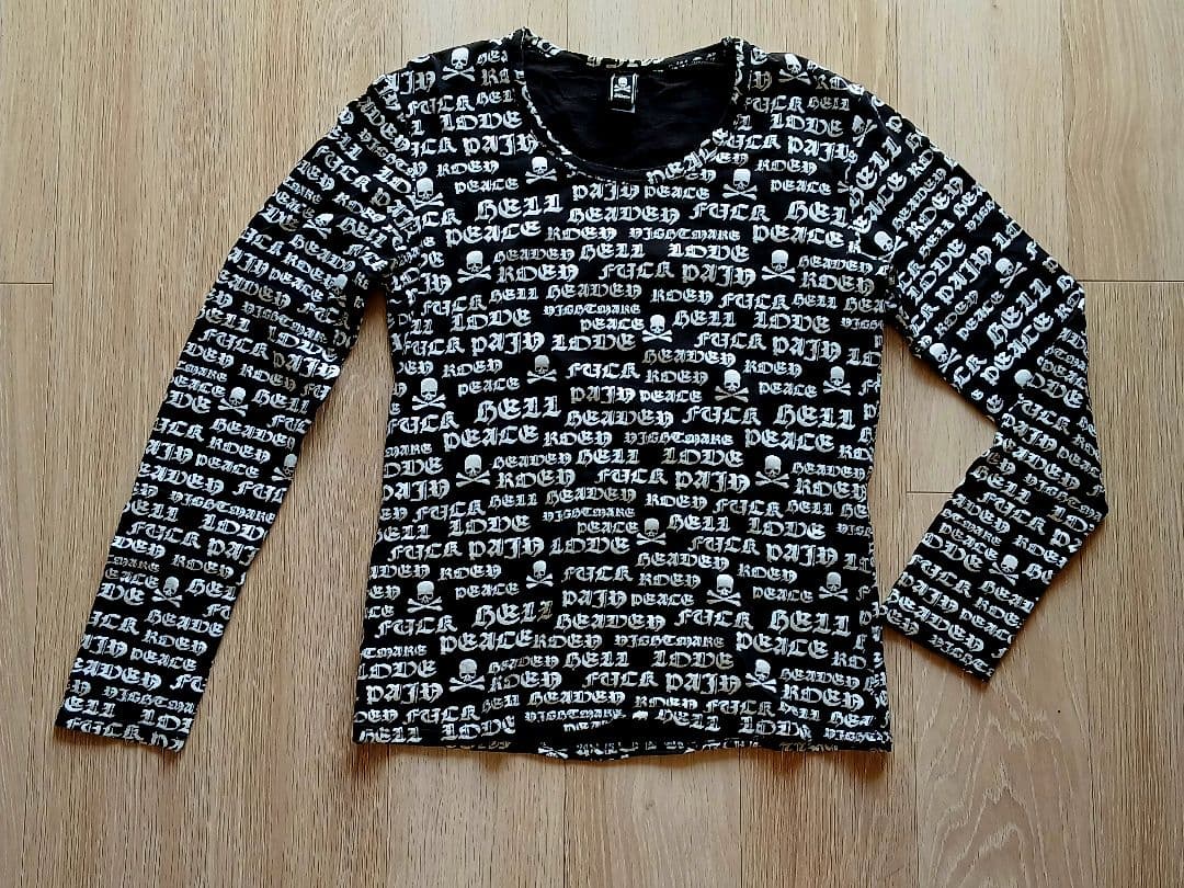 ロエン（Roen）シャツ&カットソー2枚組 スカル柄 M（46）サイズ - メルカリ