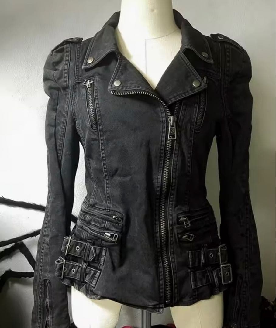 y2k archive グランジ 平成 V系 サブカルジャケット ブラック - メルカリ