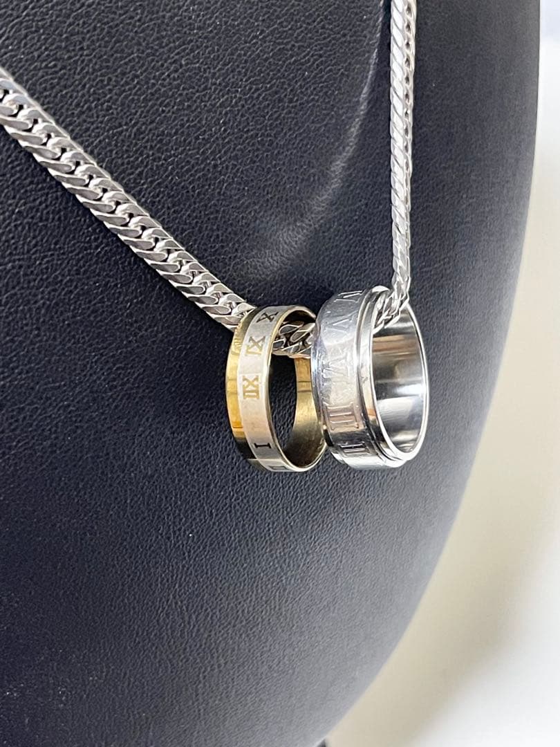 Silver925　6面ダブル　21.7g 50cm