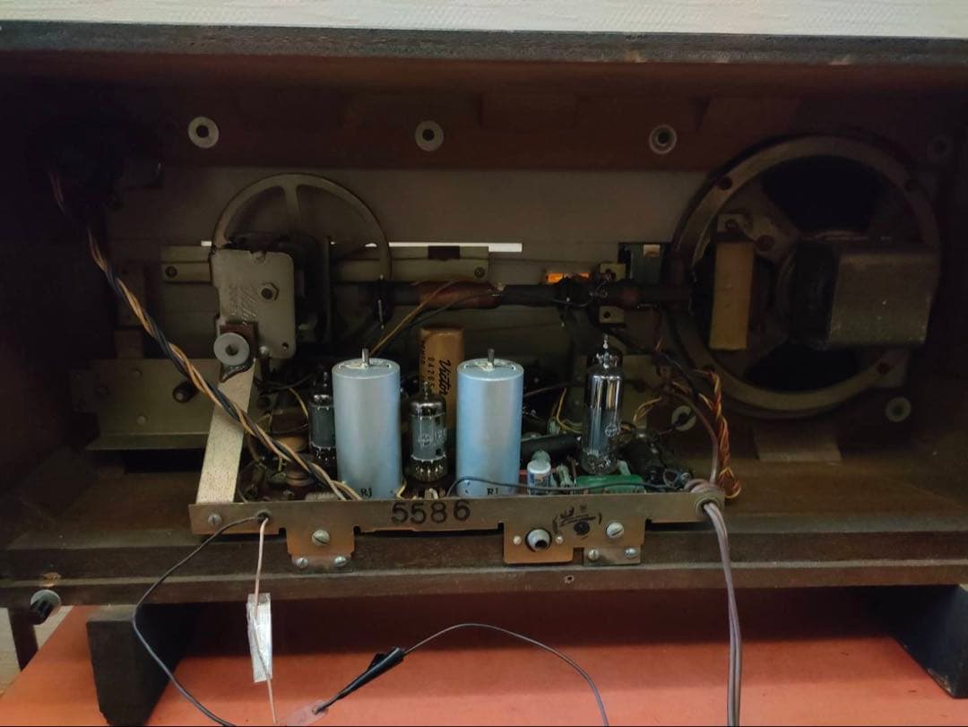 真空管ラジオ ビクター 6A-2601 可動品 昭和30年代 昭和レトロ - メルカリ