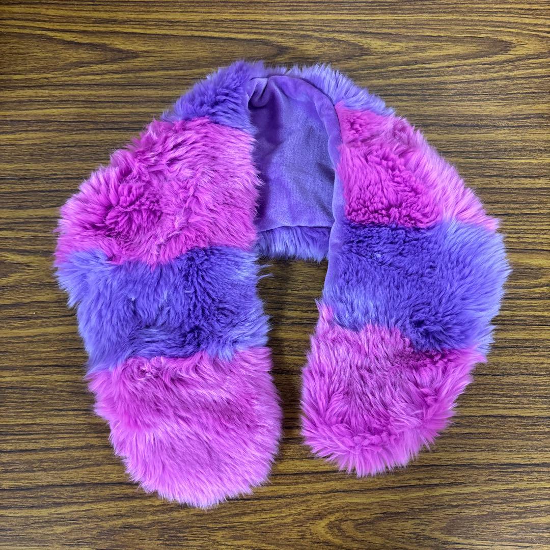 チェシャ猫 チシャ猫 不思議の国のアリス マフラーキャップ ファン