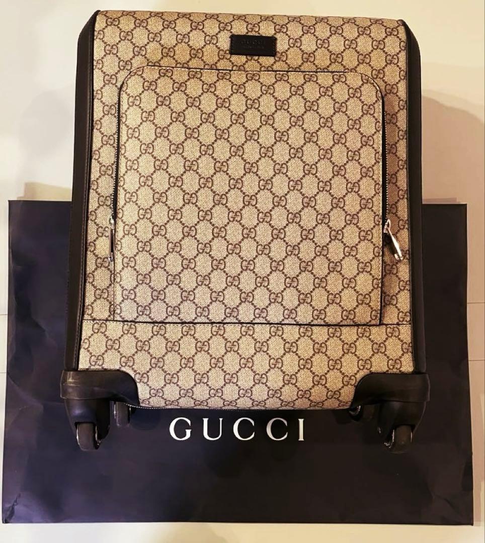 大幅値下げ！レア希少美品／機内持込】GUCCIグッチGGキャリーキャリー