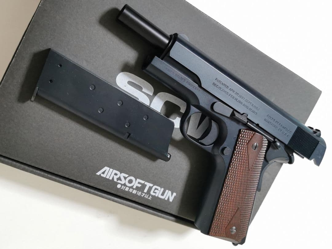 WA Colt M1911 U.S.ARMY ロイヤルブルー SCW HW