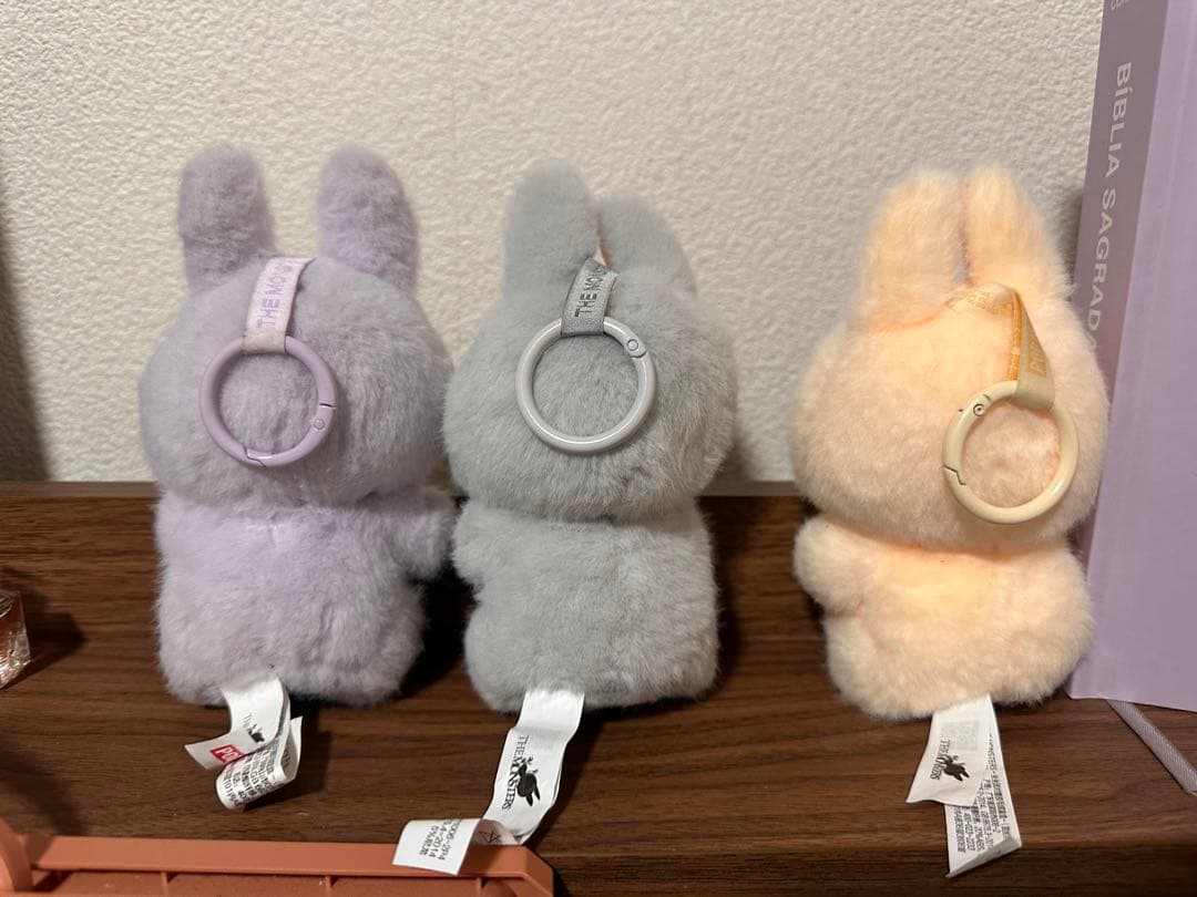 POP MART LABUBUぬいぐるみ 3体セット