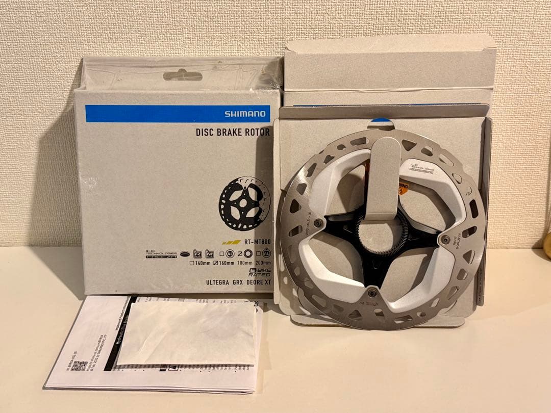 新品同様】シマノ RT-MT800 160mm ディスクローター 2枚セット - メルカリ