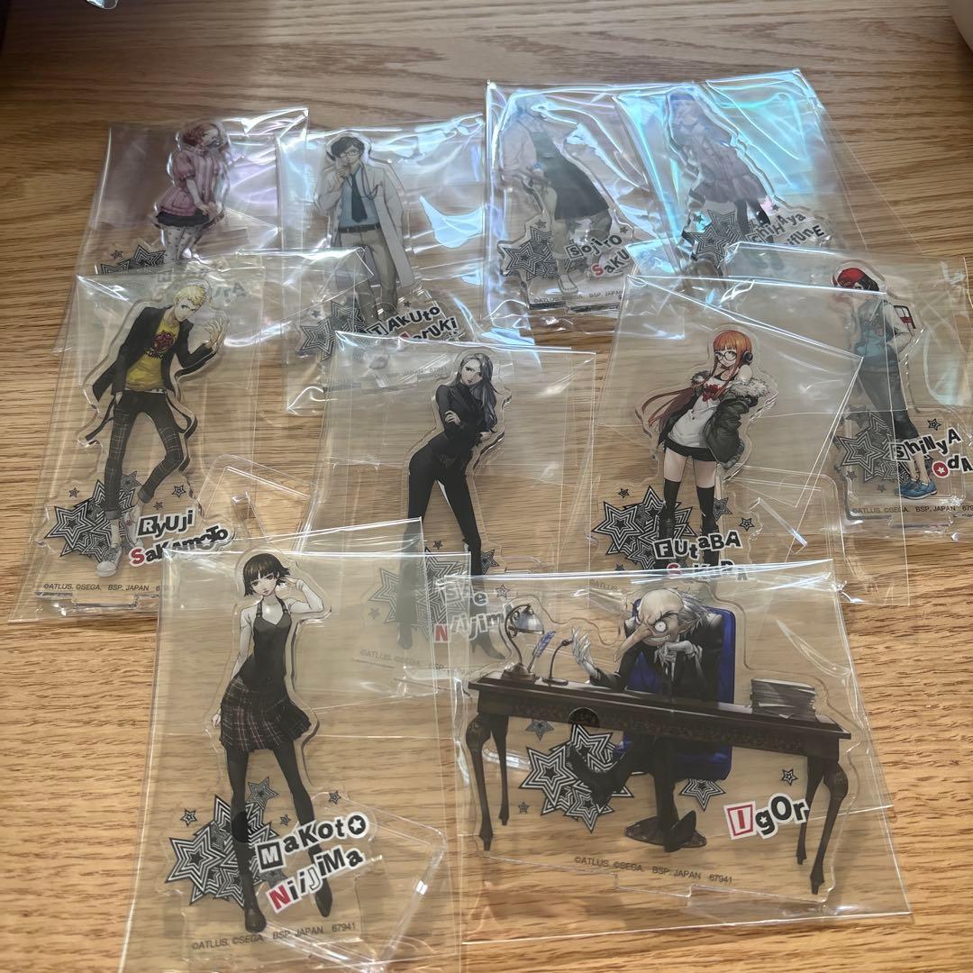 一番くじ ペルソナ5 アクリルスタンド 10点セット - メルカリ