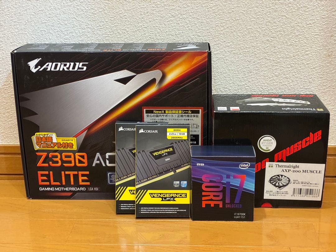 i7-9700K & Z390 AORUS ELITE 32GB