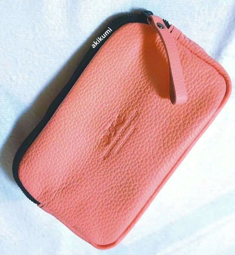 ★ 氷室京介 ★ PERSONAL JESUS CUT レザーポーチL ピンク