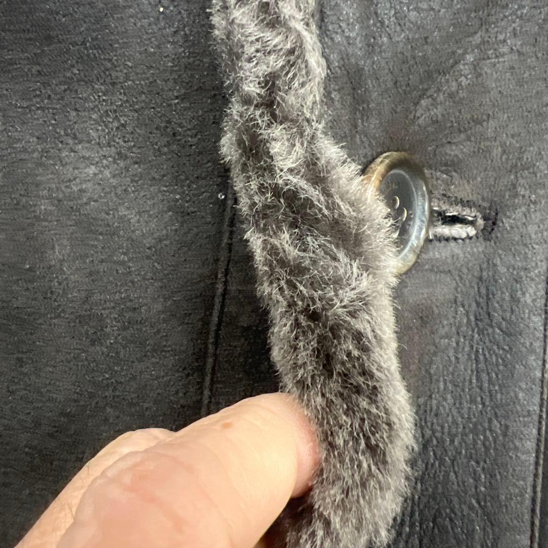 超高級世界数枚生産丸の内店購入PRADAムートンハーフコート46サイズ