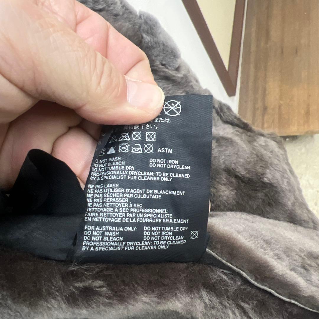 超高級世界数枚生産丸の内店購入PRADAムートンハーフコート46サイズ