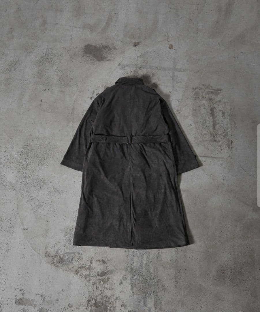 CLEL ダブルテックフェード トレンチコート XSサイズ チャコールグレー
