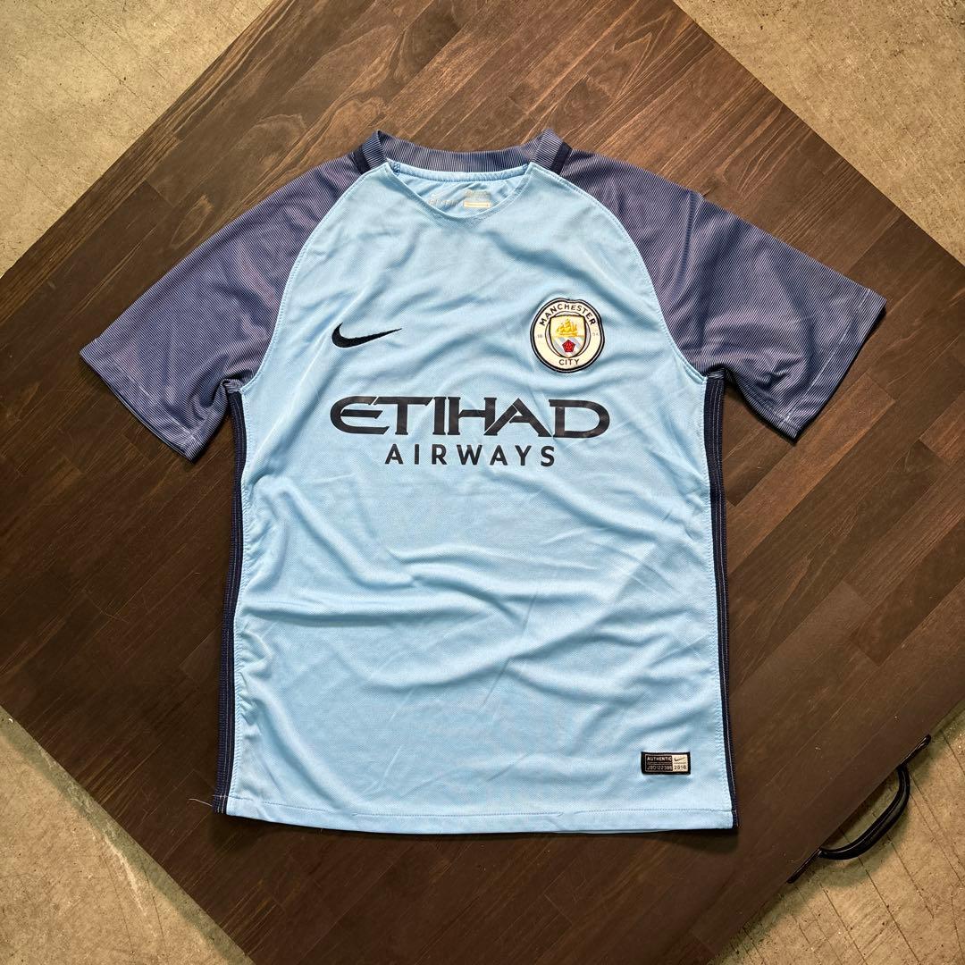 ★8SM2 NIKEマンチェスター　ゲームシャツオーセンティックユニフォーム古着 中古・古着通販】NIKE (ナイキ) マンチェスター・シティ 18-19 ホーム