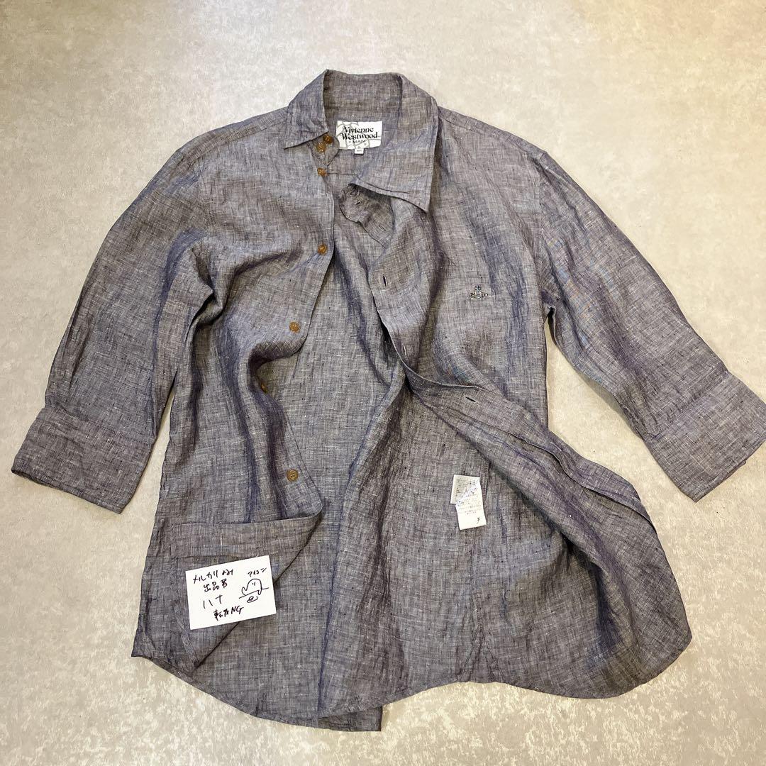 Vivienne Westwood Man アシンメトリーブロードシャツ 、46 - メルカリ