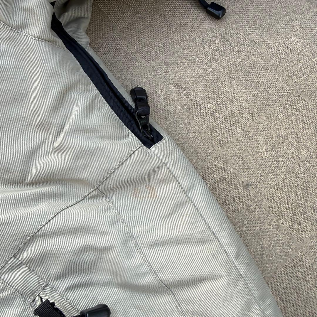 y2k 00s archive 短丈ダウンジャケット グレーアウトドア テック系