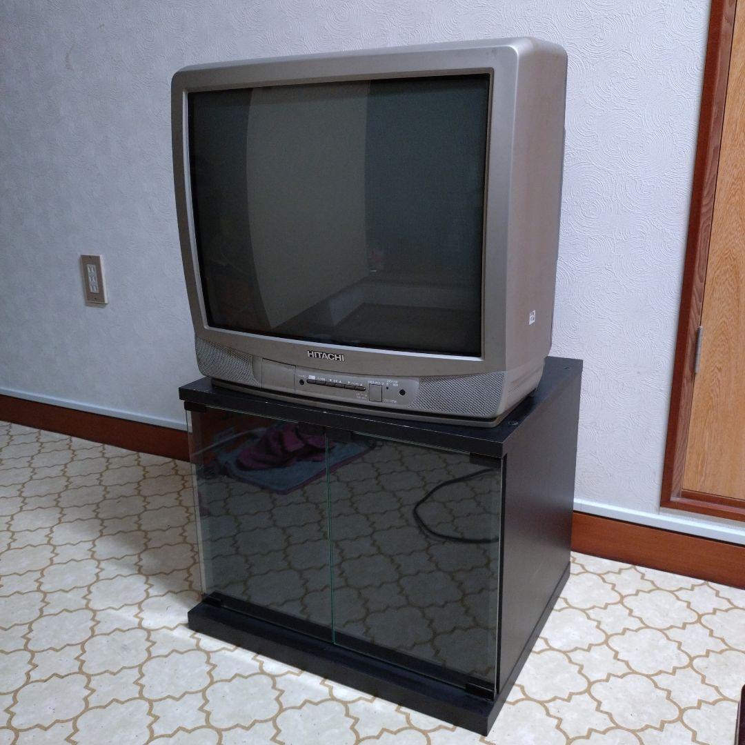 J*1様 日立 ブラウン管テレビ C21-ST90 リモコン付 映ります。 - メルカリ