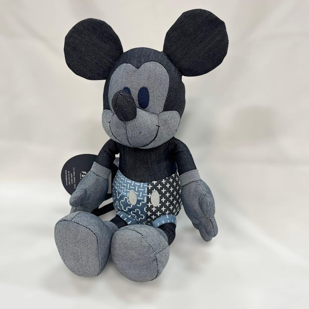 日本未発売　FDMTL ディズニー ミッキー ミッキーマウス　刺し子　ぬいぐるみ