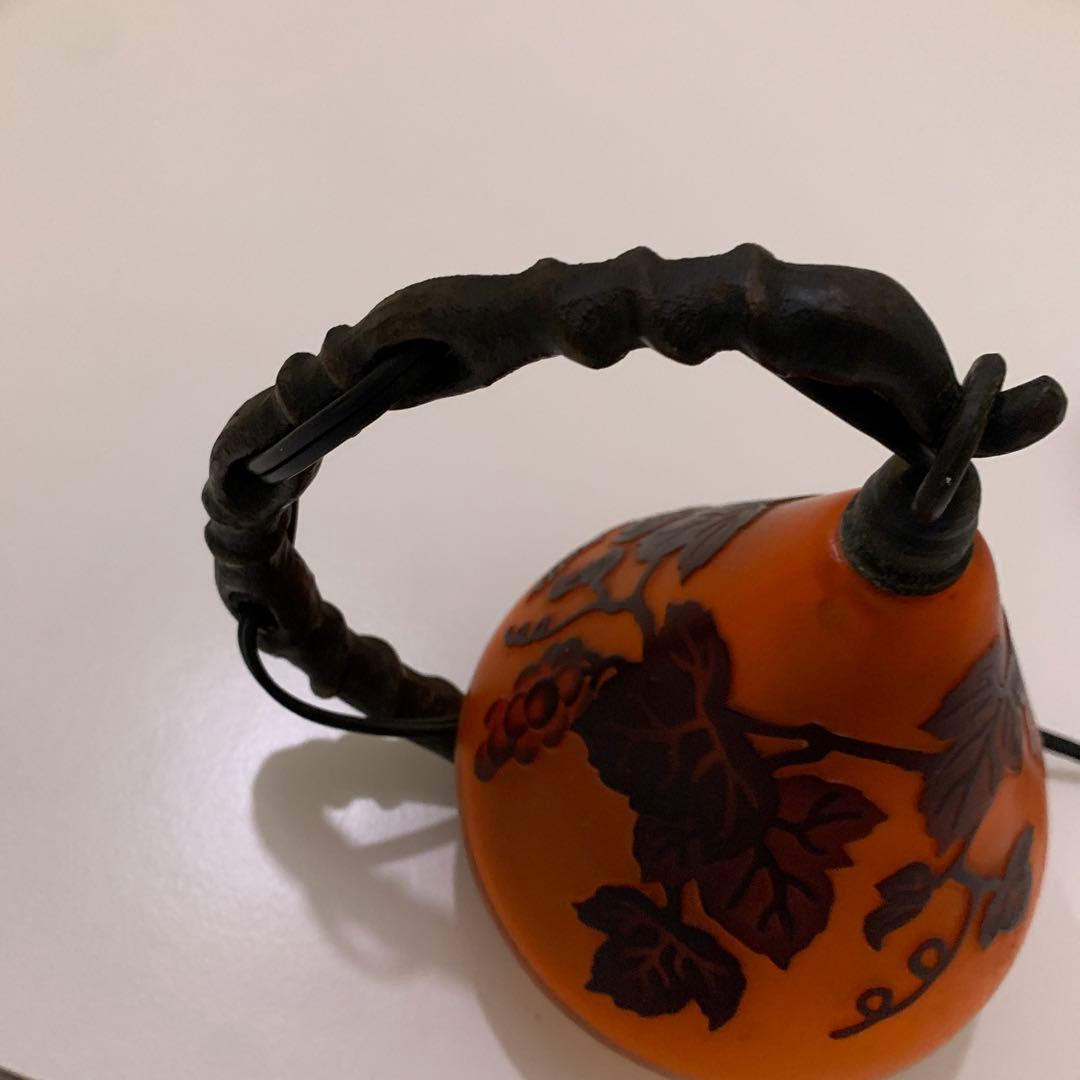 エミール ガレ 吊り下げ型 スタイル アンティーク ランプ 葡萄