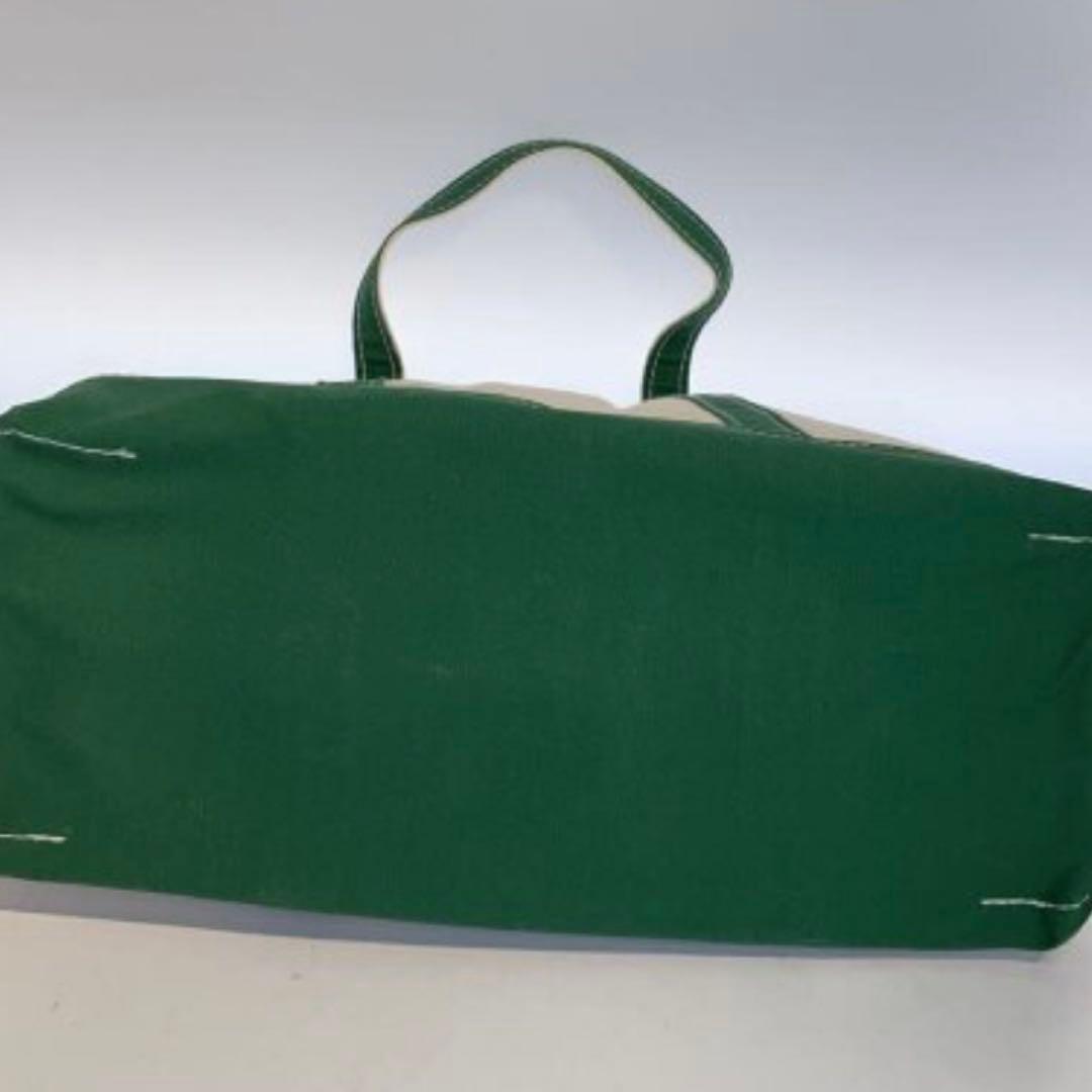 6241 L.L.Bean トートバッグ ラージ 緑 チャック付