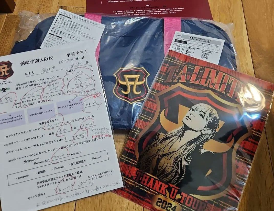 浜崎あゆみ COUNTDOWN LIVE 初回限定特典グッズ スマプラ - メルカリ