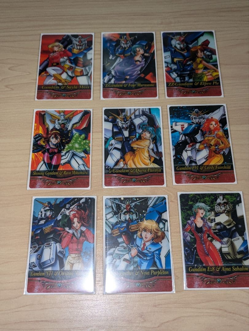 ガンダムウエハース　森永　ヒロイン　48枚セット　メルカリ便