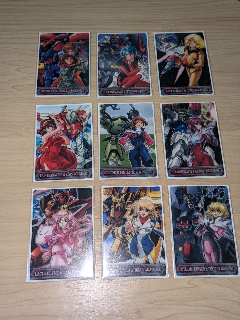 ガンダムウエハース　森永　ヒロイン　48枚セット　メルカリ便