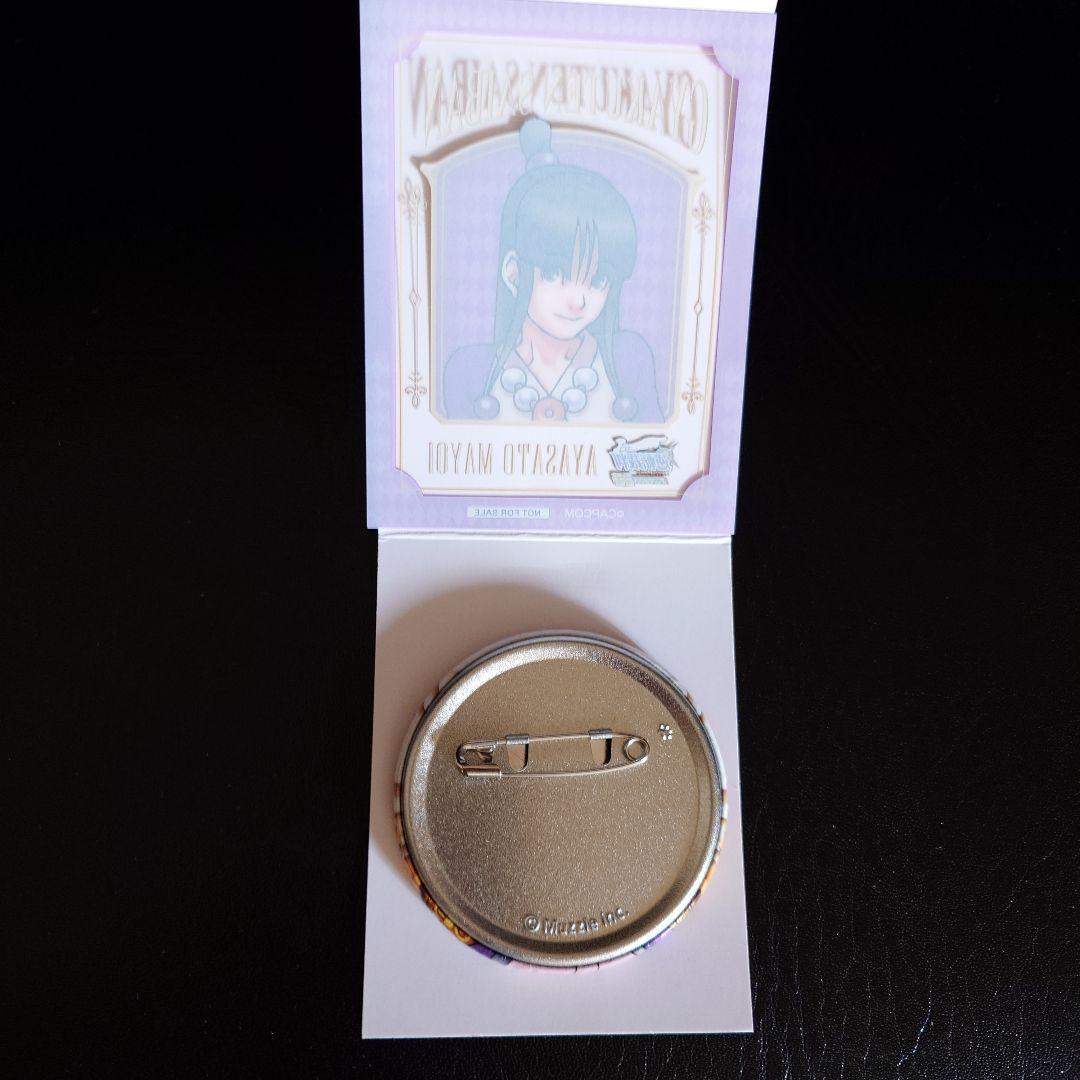 逆転裁判 朗読劇 綾里真宵 トレーディング缶バッジ ＋ 特典クリア