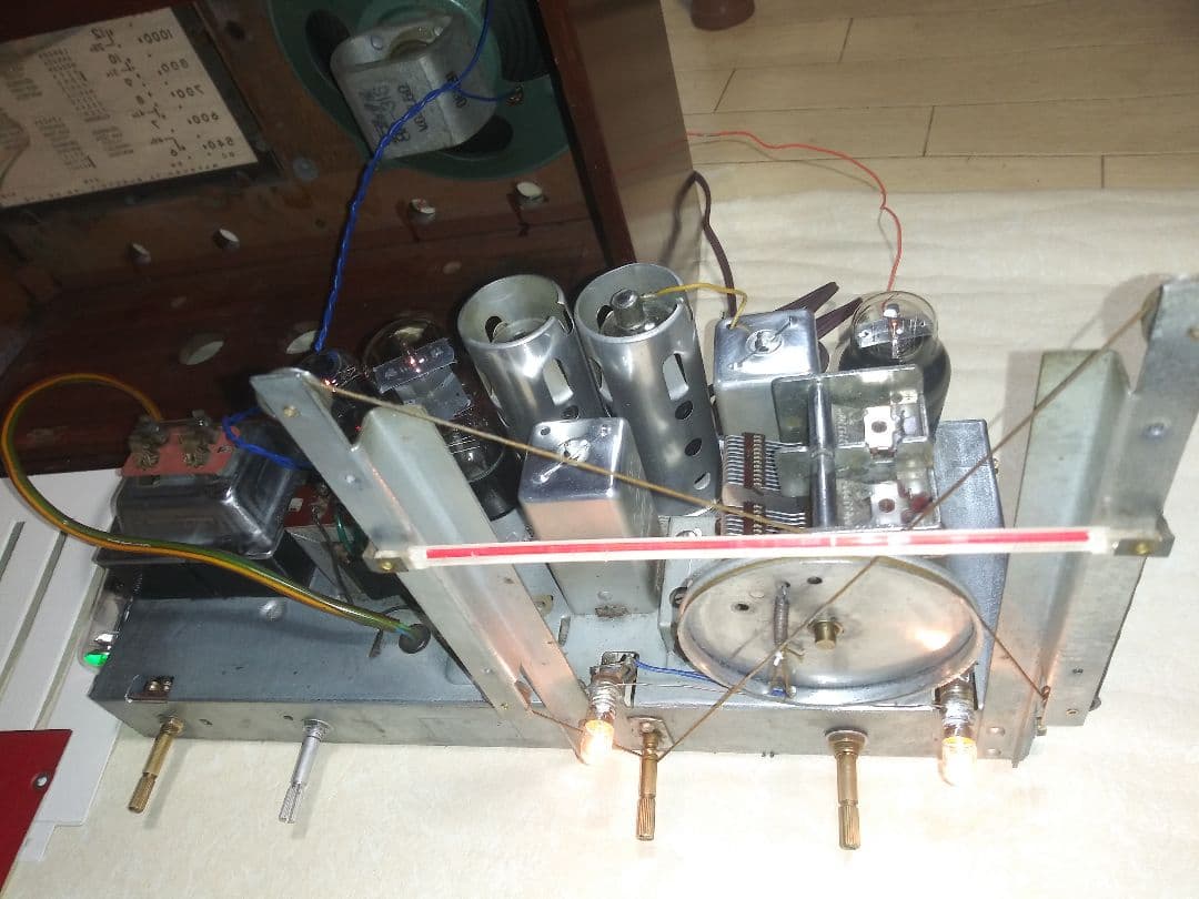 国際版】ナショナルST真空管ラジオ アイ付QA-700 Bluetooth付 - メルカリ