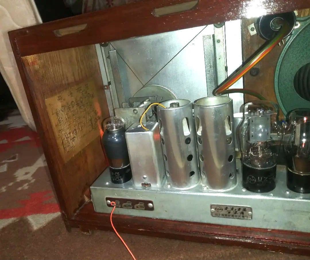 国際版】ナショナルST真空管ラジオ アイ付QA-700 Bluetooth付 - メルカリ