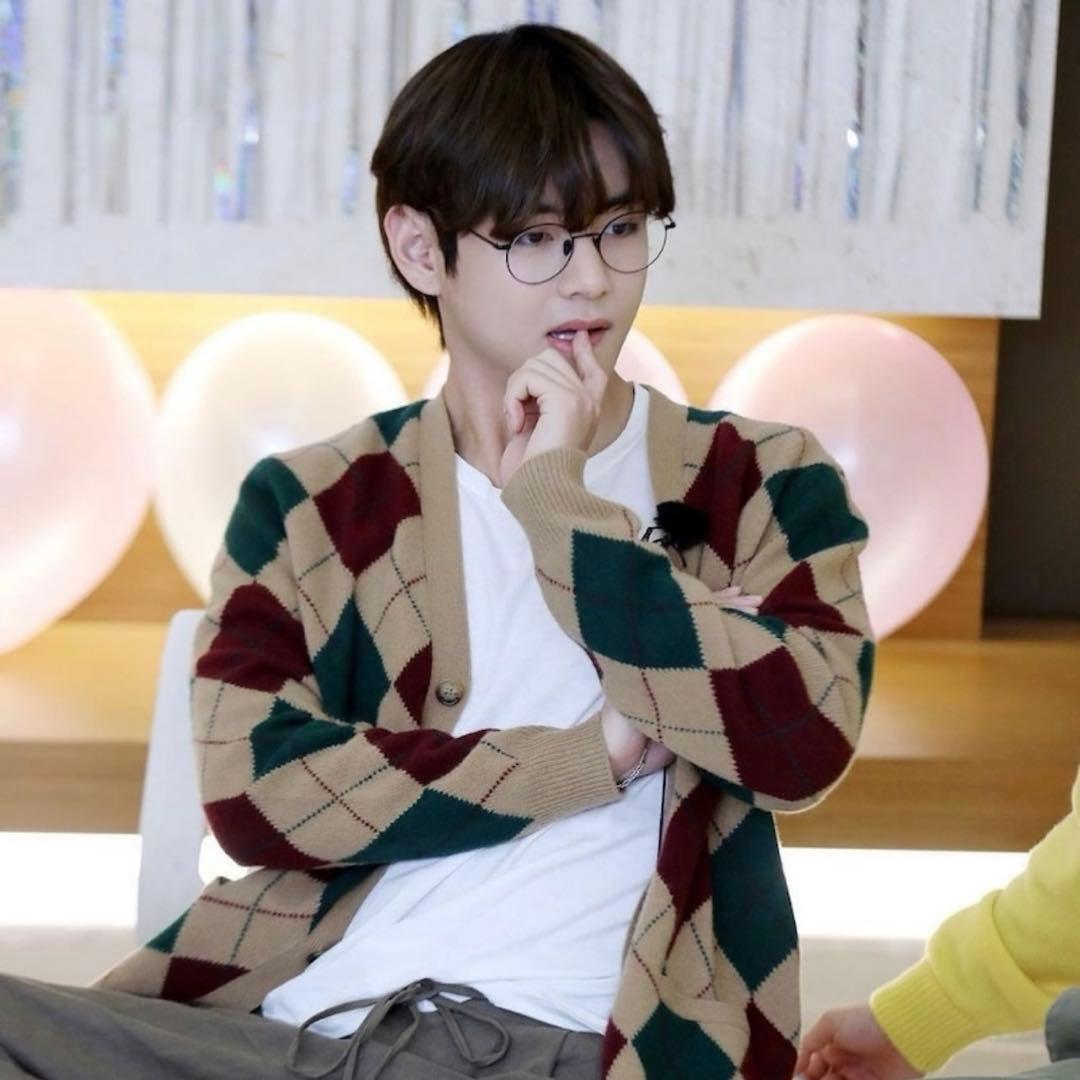 カーディガン 茶色 BTS テテ 韓国 - メルカリ