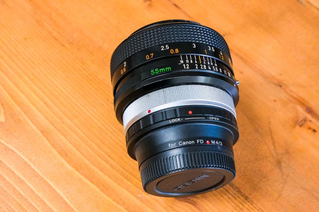 レンズ(単焦点) Canon FD 55mm f1.2 & 35-105mm f3.5-4.5