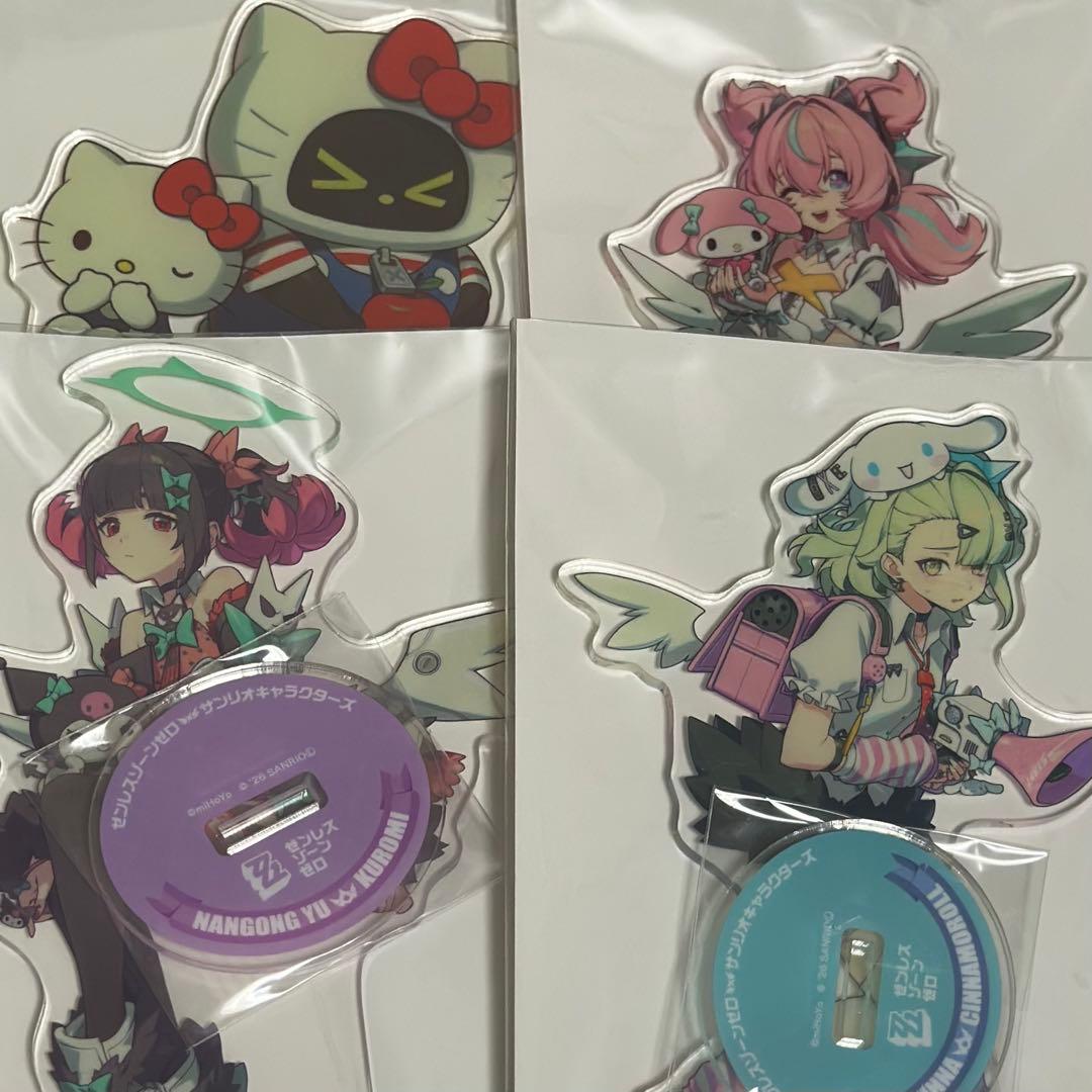 アクスタ　アクリルスタンド　全4種コンプ　サンリオ　妄想エンジェル　GiGO GIGO ゼンレスゾーンゼロ ゼンゼロ サンリオ アクリルスタンド 4種