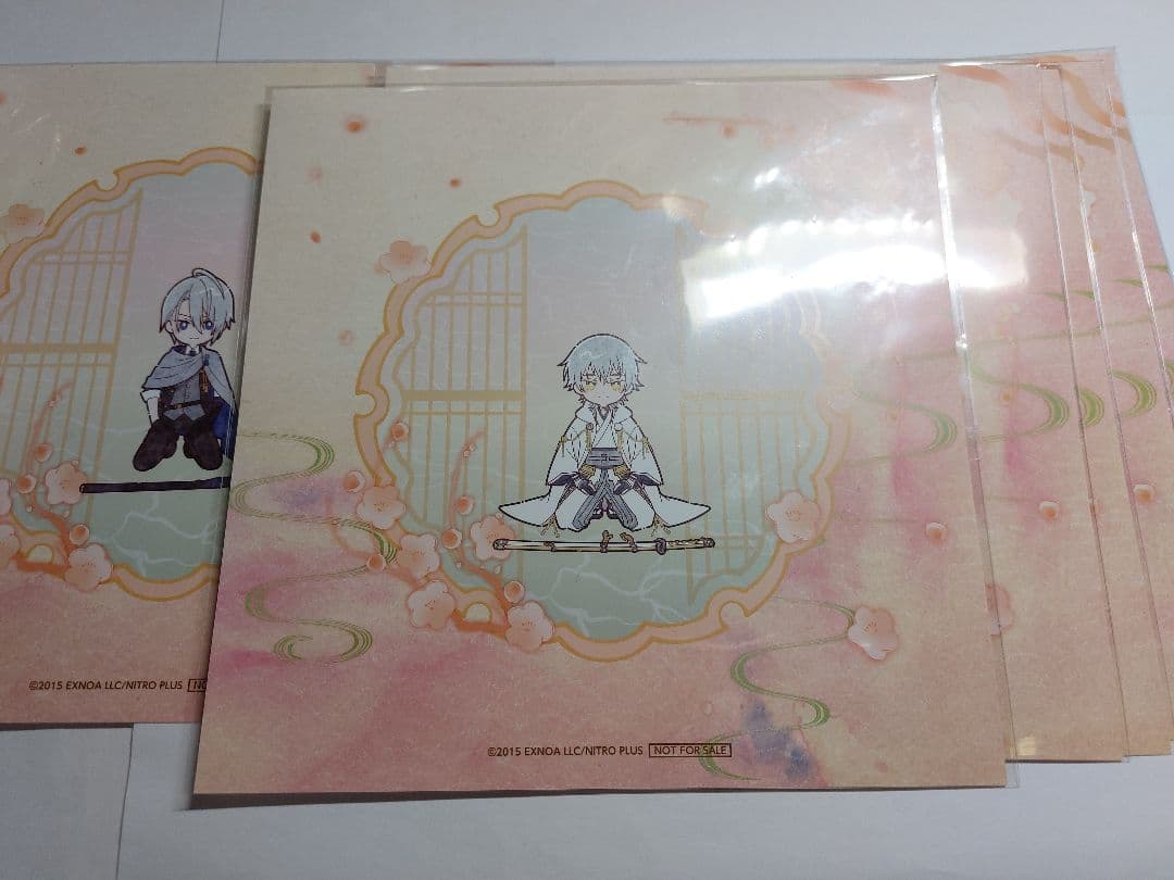 刀剣乱舞 アニカフェ 顕現シート セット 長義 鶴丸 抜丸 太閤 日向