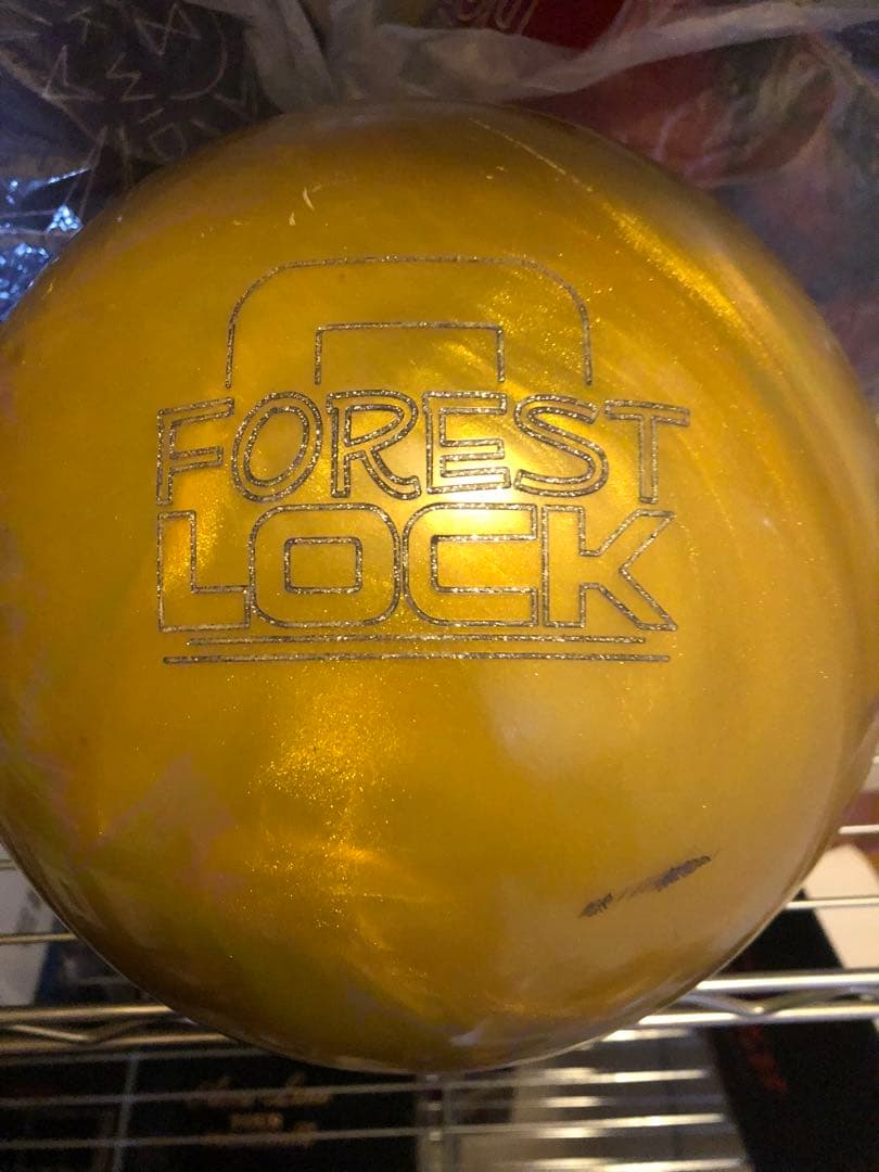 ゴールド 15p R2S Pro 15P FOREST LOCK ボウリングボール ゴールド