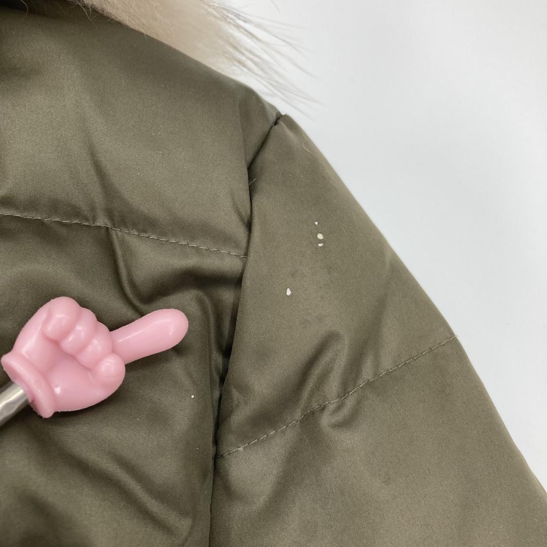 PREMA INCLUSION カーキ ダウンジャケット ファー付き 38サイズ - メルカリ