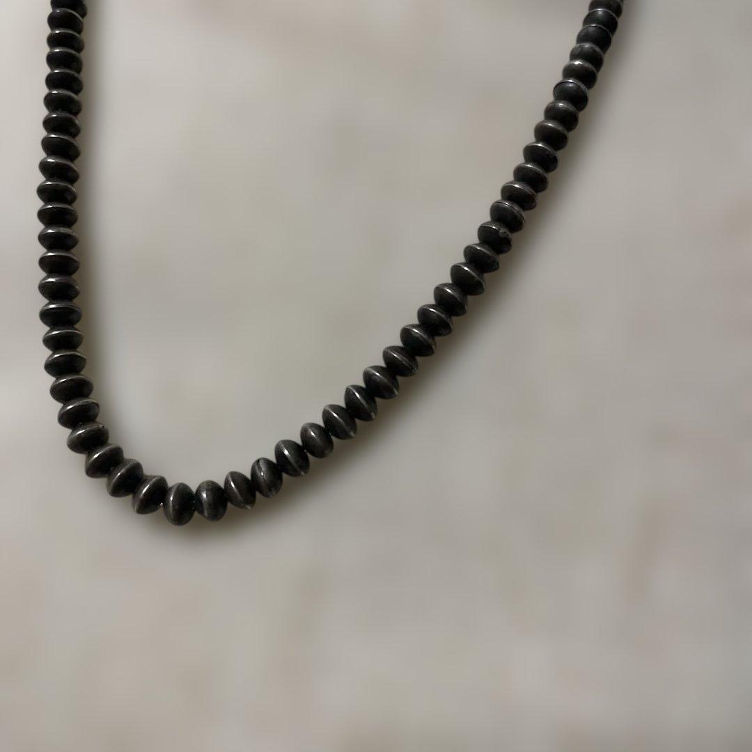 Used ナバホ族 Jan Mariano ハンドメイドビーズネックレスソロバン